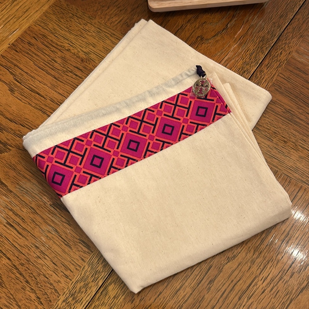 TORY BURCH 28”x17” Dust Bag Storage Cover‎ Drawstring XL